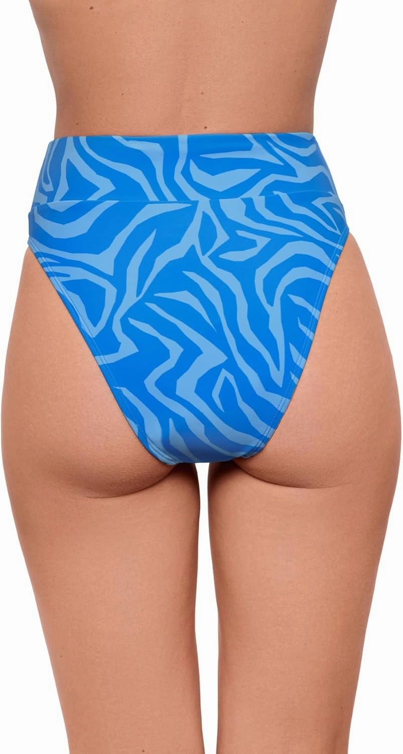 Sports Illustrated Women's Standard Wide Band Leg High Waist Bikini Bottom
