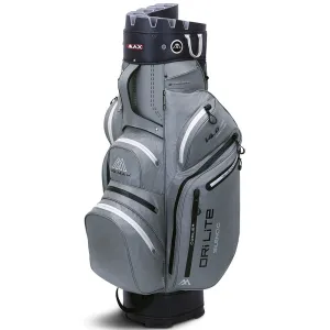 Steal the Spotlight Big Max Dri Lite Silencio 2 Organiser Cart Bag - Grey/Black Popular Choice, Cyber Monday golf discounts