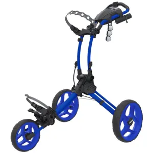 Steal the Spotlight Clicgear Rovic RV1C 2.0 Compact 3-Wheel Push Trolley - Blue Discover the Difference, Men's golf polo shirts, Golf bag cooler pocket