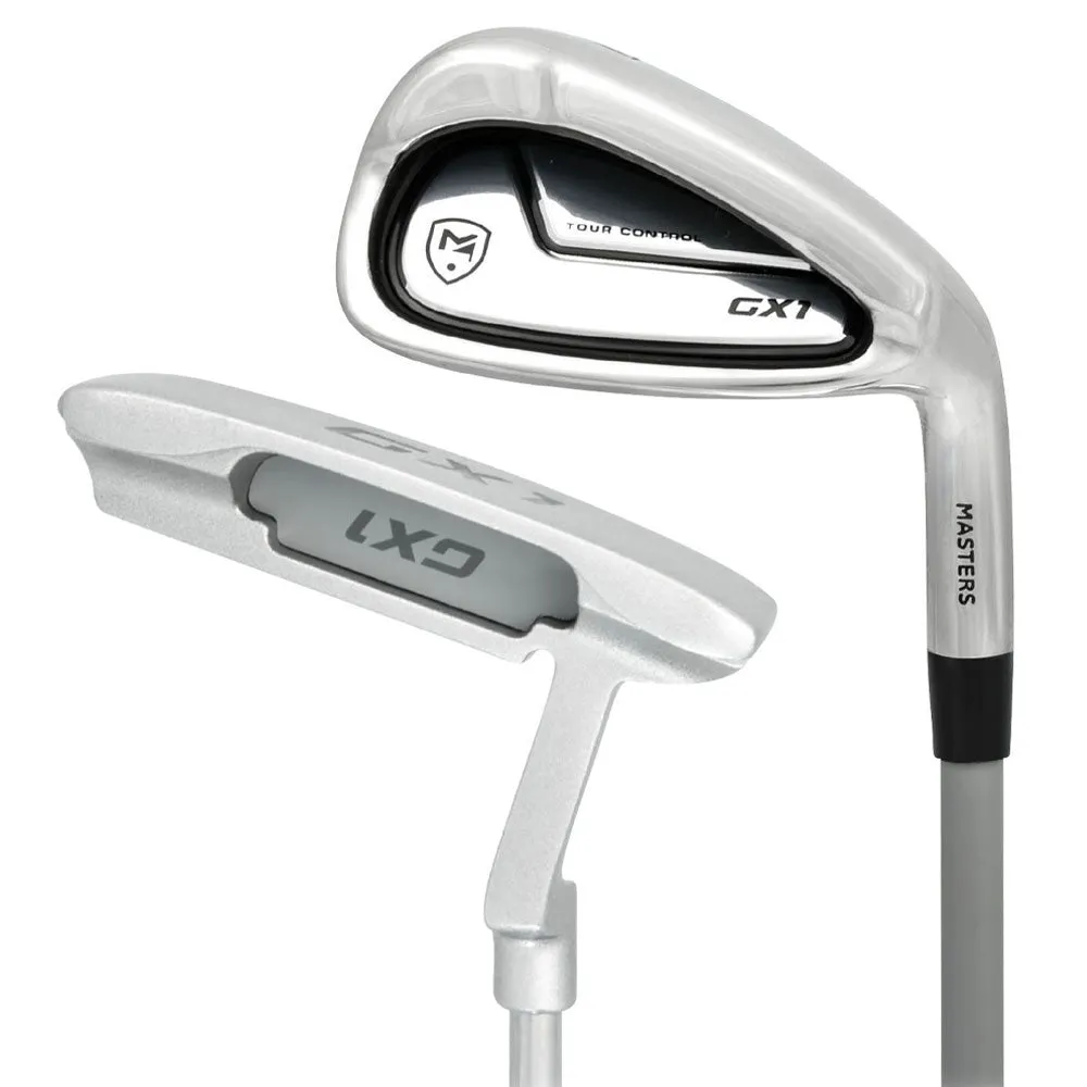 Masters GX1 7-Piece Stand Bag Package Set - Steel, Affordable golf clubs