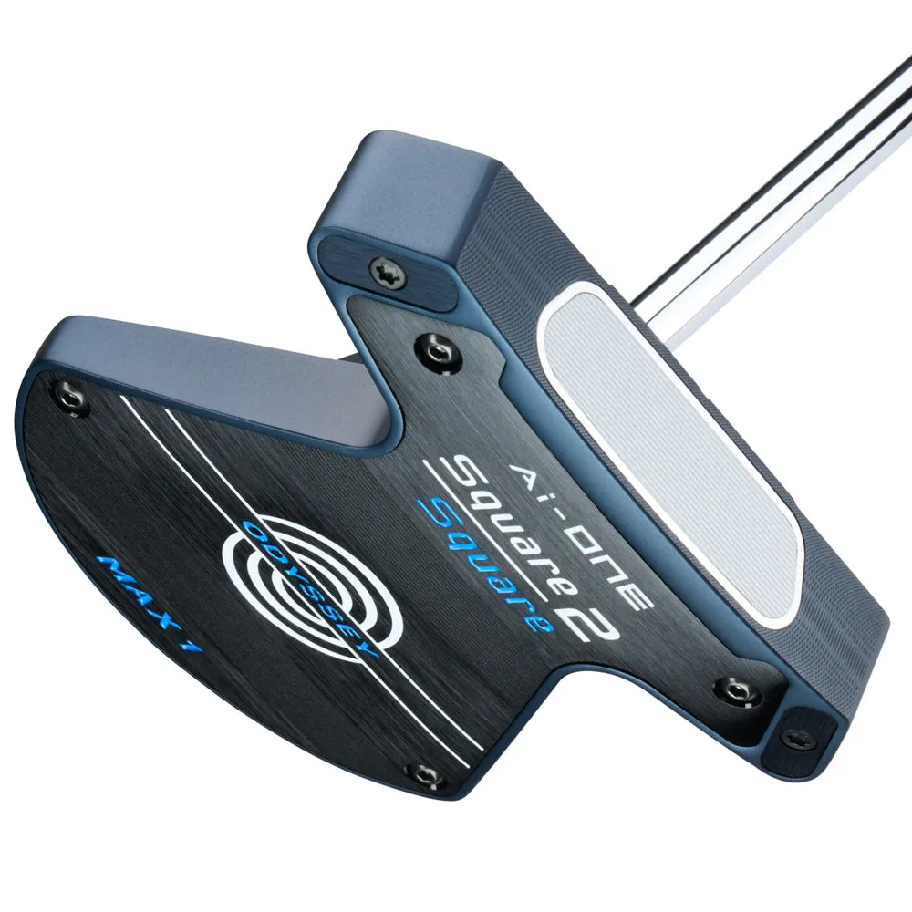 Odyssey Ai-One Square 2 Square Putter - MAX 1, SPF 50 golf shirts, Golf ball stamp kit, Graphite golf shafts