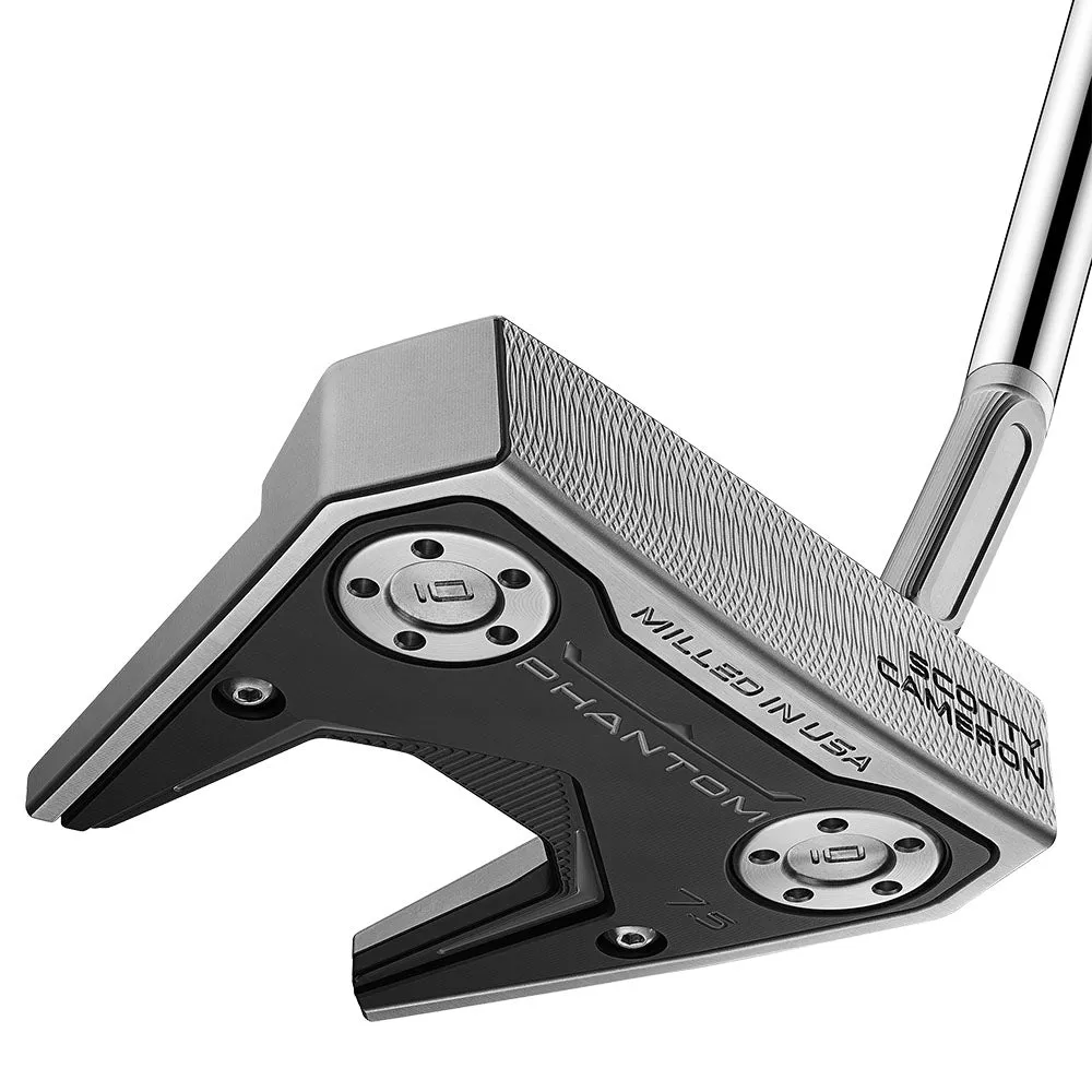 Scotty Cameron Phantom 7.5 Putter, FootJoy golf shoes, Golf stand bag, Fingerless golf gloves