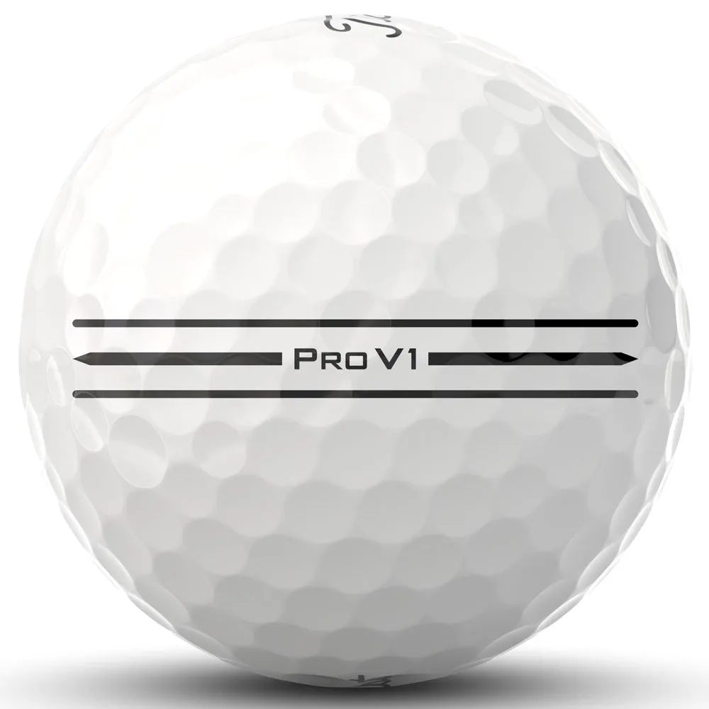 Titleist Pro V1 Enhanced Alignment Golf Balls - White - 12 Pack, Adjustable golf driver, Golf meme gifts, Golf scorecard holder