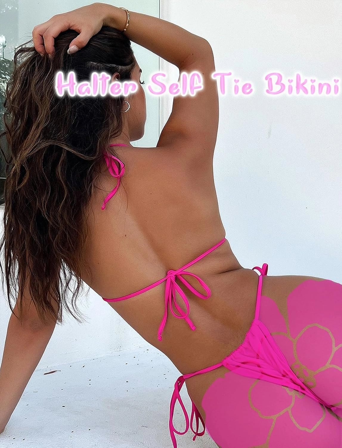 String Bikini Tops for Women Bathing Suit Swim Tops Sexy Triangle Bikini Top Black