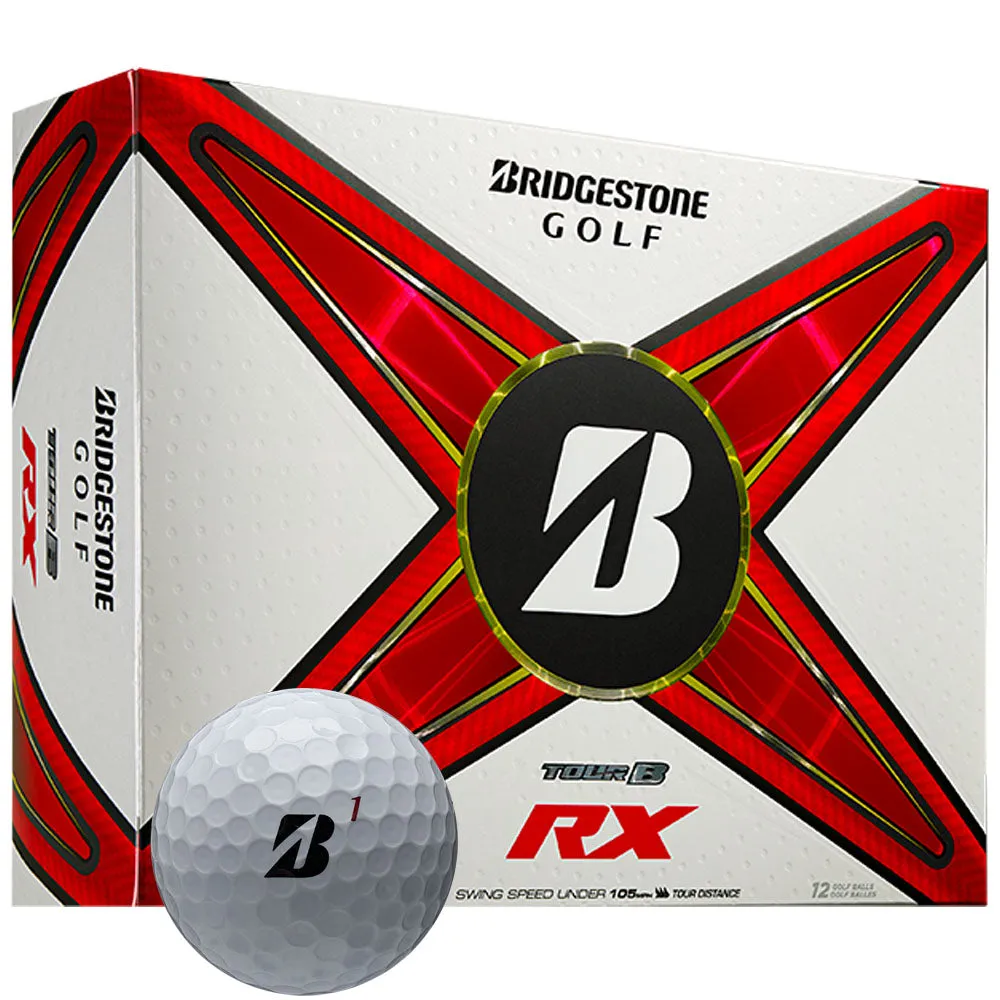 Style Meets Function Bridgestone TOUR B RX Golf Balls - White - 12 Pack New & Noteworthy, Golf ball stamp kit