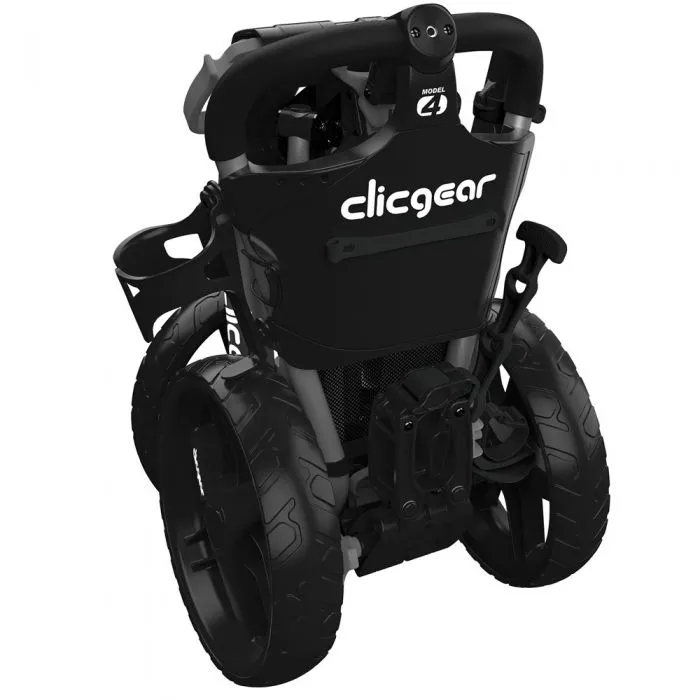 Clicgear 4.0 3-Wheel Push Trolley - Silver, High visibility golf balls, Golf cart cup holder, Women's golf skirts