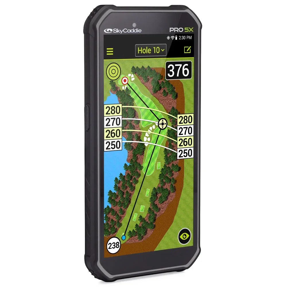 SkyCaddie PRO5X Handheld GPS Rangefinder, Personalized golf balls
