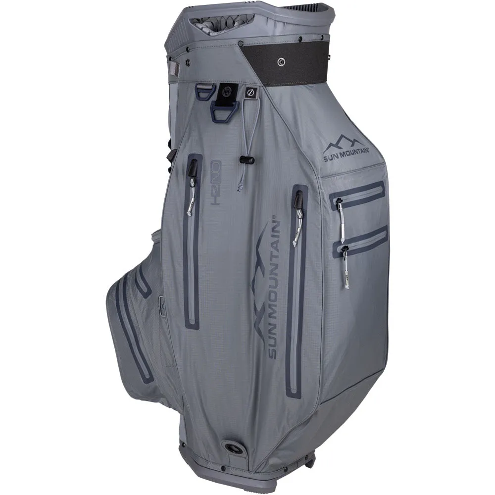 Sun Mountain H2NO ELITE Waterproof Cart Bag - Cadet/Nickel, Waterproof golf jacket, Golf resistance bands