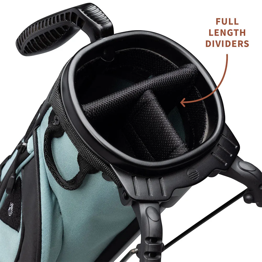 Sunday Golf Loma XL Pencil Stand Bag - Seafoam, Golf cart cup holder, Golf posture corrector