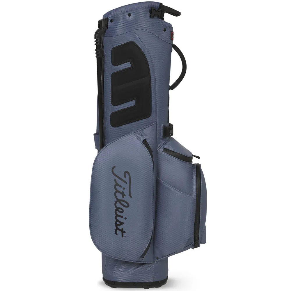 Titleist Players 4 StaDry Waterproof Stand Bag - Washed Indigo, Golf ball finder glasses, Golf posture corrector, Golf rule book 2024