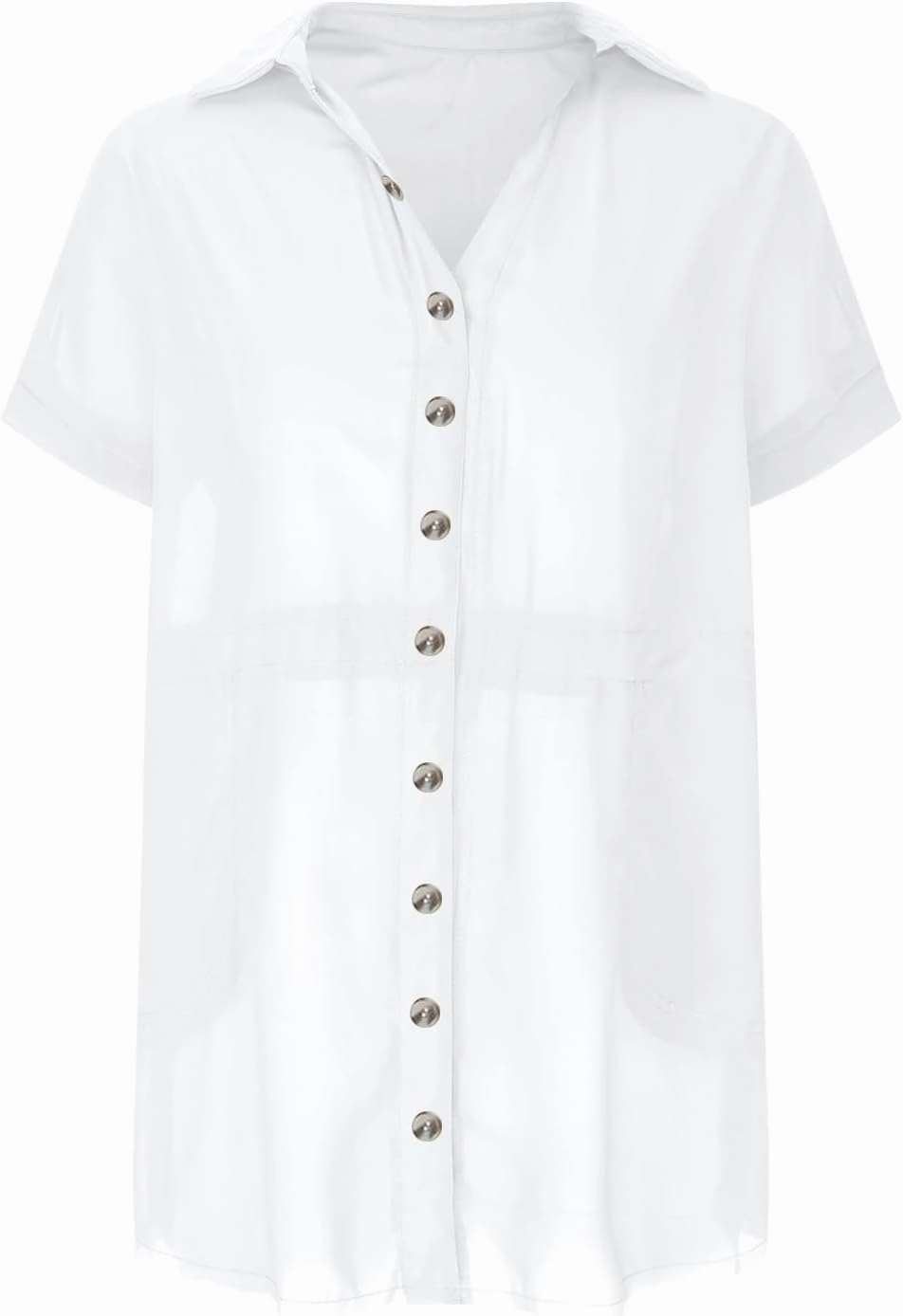 Summer Cover Ups for Women Plus Size Button Down Bikini Coverup Beach Dress Shirts 2025 Fashion Outfits