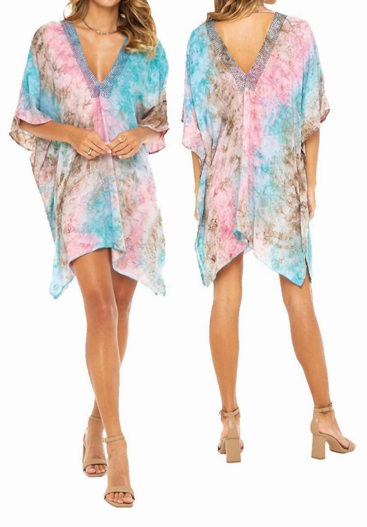 Sunkiss Caftan In Multicolor