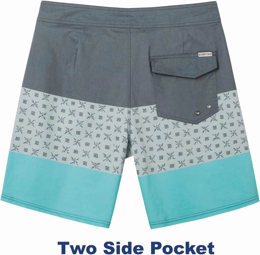 SURF CUZ Men's Vintage Cruzer Stretch Boardshort Chino Shorts