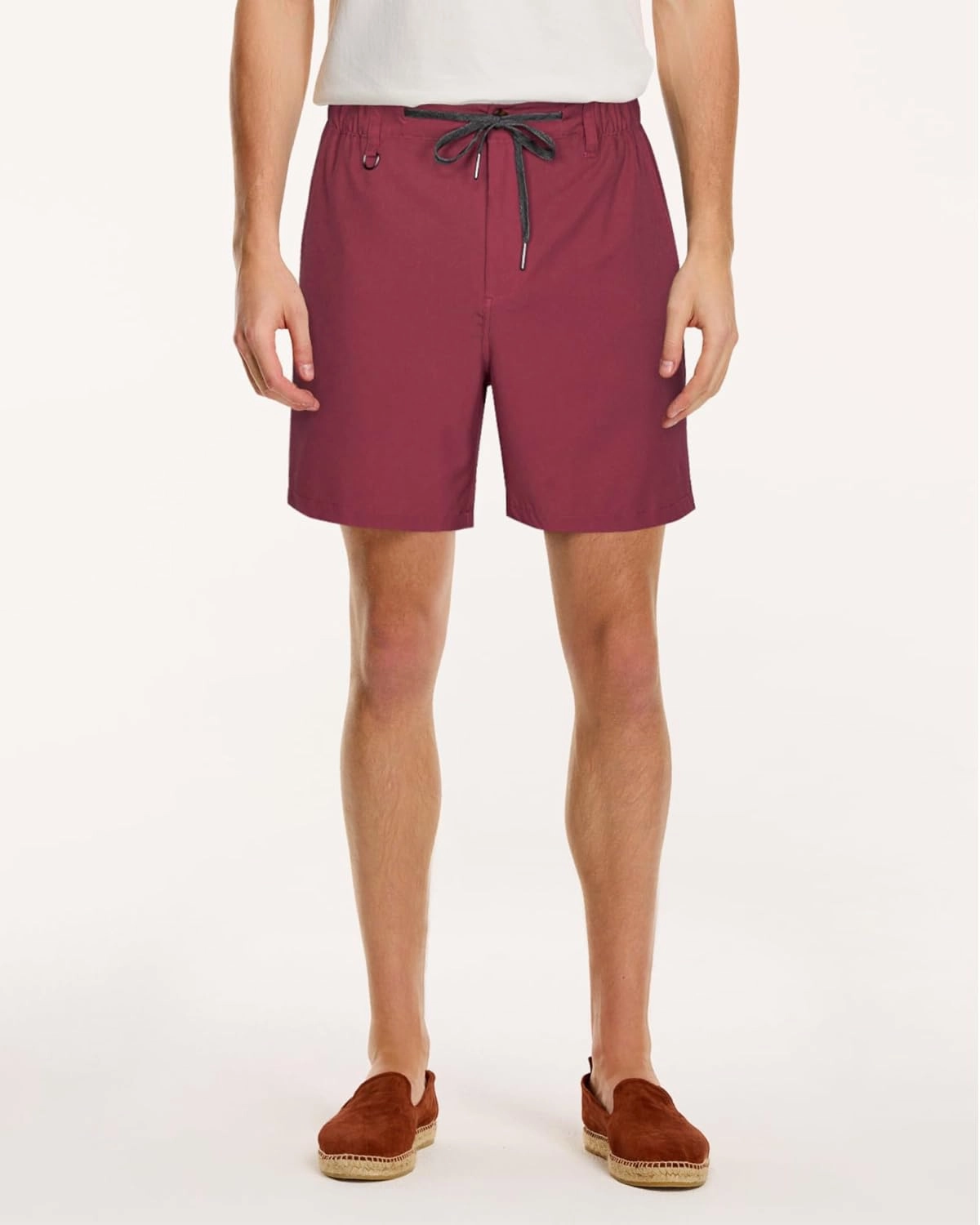 SURF CUZ Mens 5 Inch Shorts Casual Workout Shorts Classic Fit Multi-Pocket Golf Flat Front Shorts Quick Dry Hybrid Short