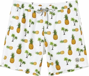 SURF CUZ Mens Swim Trunks 7" Swimming Trunks with Mesh Liner Quick Dry Swim Shorts for Men Swimwear Bathing Suits Pockets