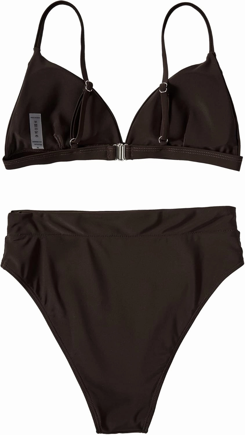 SUUKSESS Women High Waisted High Cut Bikini Set Sexy Triangle Two Piece Swimsuits