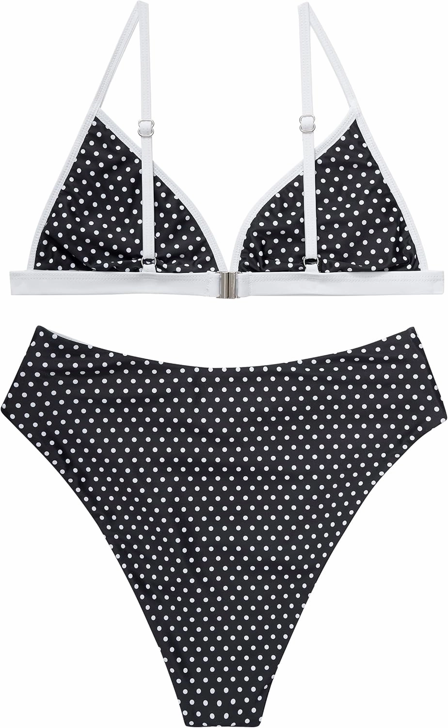 SUUKSESS Women Triangle High Cut Bikini Sets Sexy High Waisted 2 Piece Swimsuit