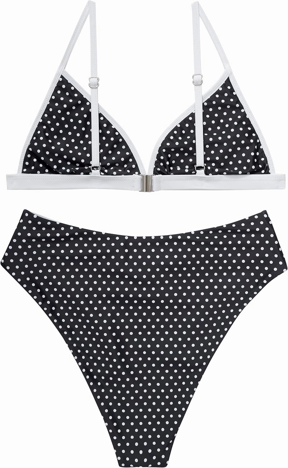 SUUKSESS Women Triangle High Cut Bikini Sets Sexy High Waisted 2 Piece Swimsuit