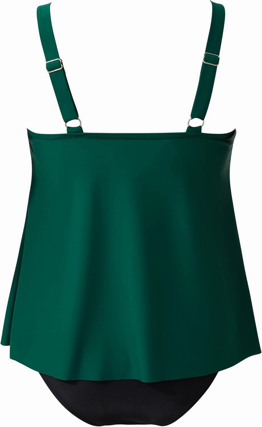 SUUKSESS Women Tummy Control Tankini Bathing Suit Ruffle High Waisted Swimsuit