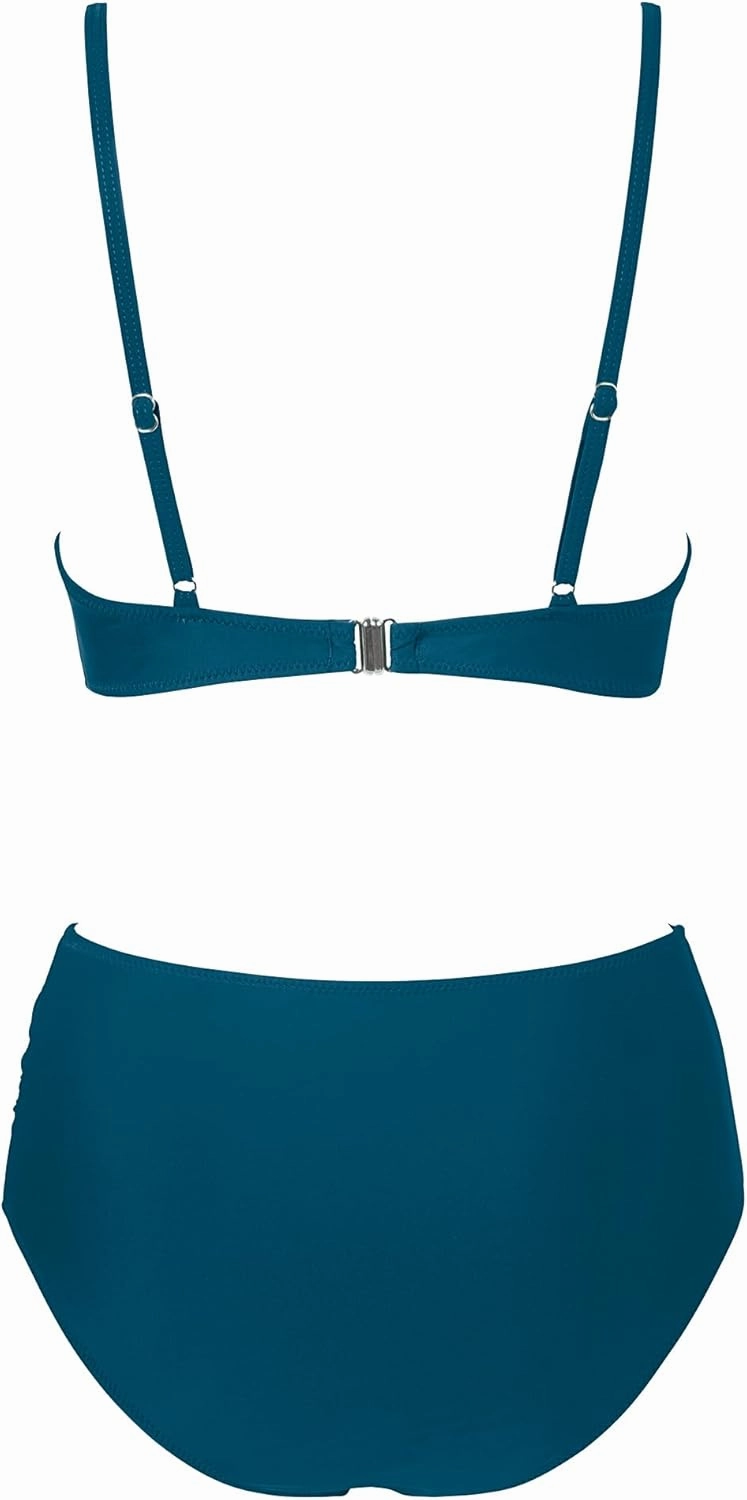 SUUKSESS Women Twist High Waisted Bikini Sexy Push Up Two Piece Swimsuits