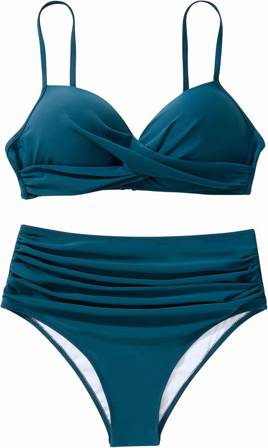 SUUKSESS Women Twist High Waisted Bikini Sexy Push Up Two Piece Swimsuits