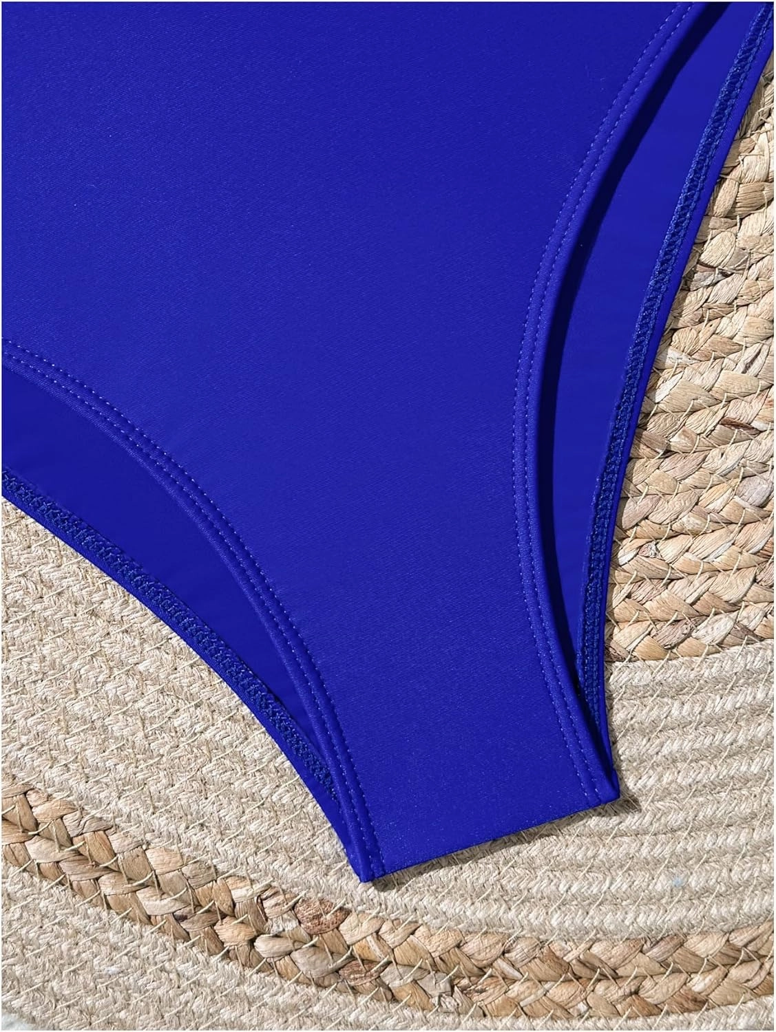 SweatyRocks Women's Bathing Suits Striped Bandeau Bikini high Waisted Swimsuits Swimwear Set