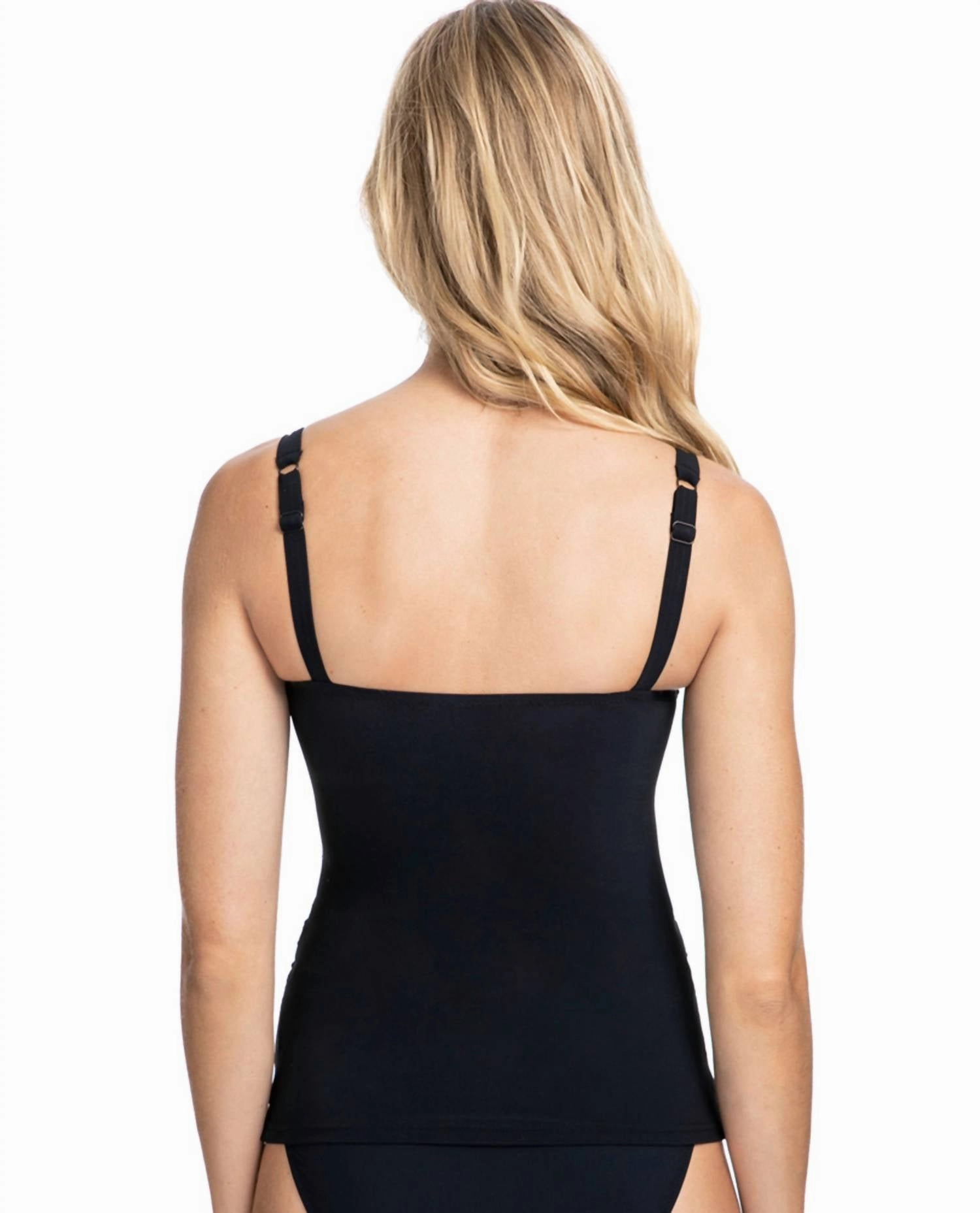 Sweetheart Bandeau Tankini Top In Pro Tutti Frutti Black