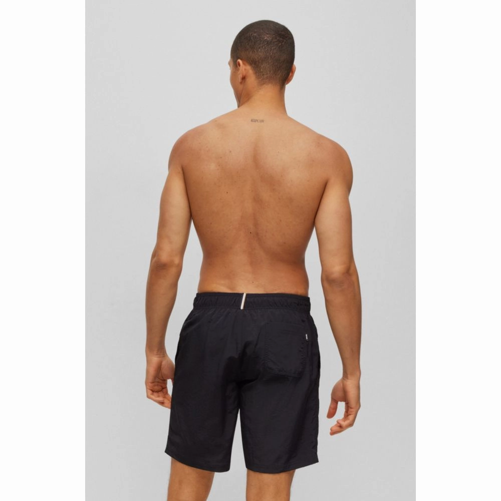 Swim shorts with embroidered logo
