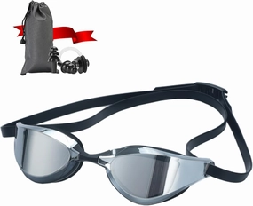 Swimming Goggles for Men/Women, Anti-Fog Anti-UV Mirrored Adult Swim Goggles, Boys/Girls/Junior/youth swim Glasses
