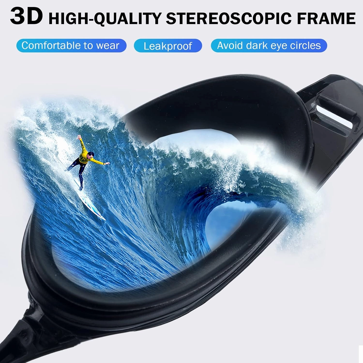 Swimming Goggles for Men/Women, Anti-Fog Anti-UV Mirrored Adult Swim Goggles, Boys/Girls/Junior/youth swim Glasses