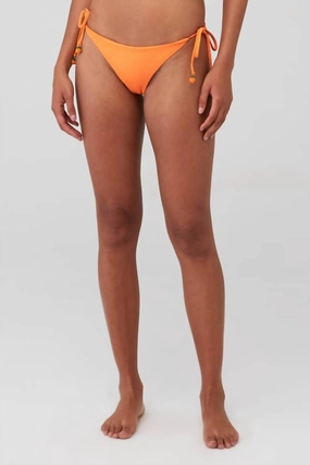 Tammy Vita Solid Bikini Bottom In Orange