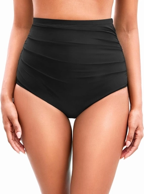 Tempt Me High Waisted Bikini Swimsuit Bottom - Women's Tummy Control Bathing Suit Bottoms Swim Bottom 2025 Swimwear