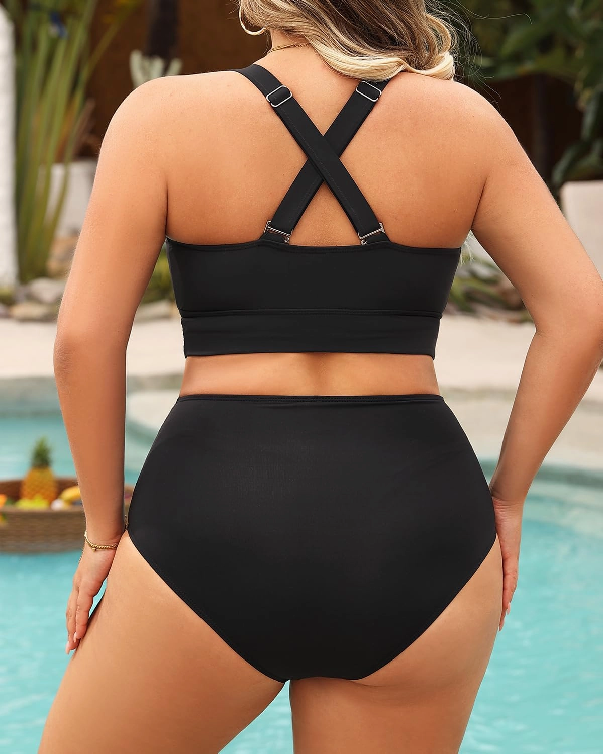 Tempt Me Plus Size High Waisted Bikini - Women Two Piece Swimsuit Tummy Control Bathing Suit 2025 Swimwear