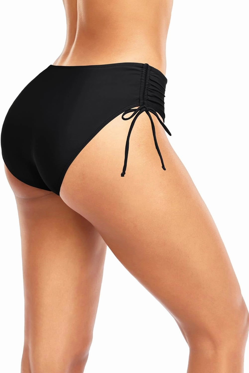 Tempt Me Women Bikini Bottoms Side Tie Adjustable Bathing Suit Swimsuit Full Coverage Swim Bottom