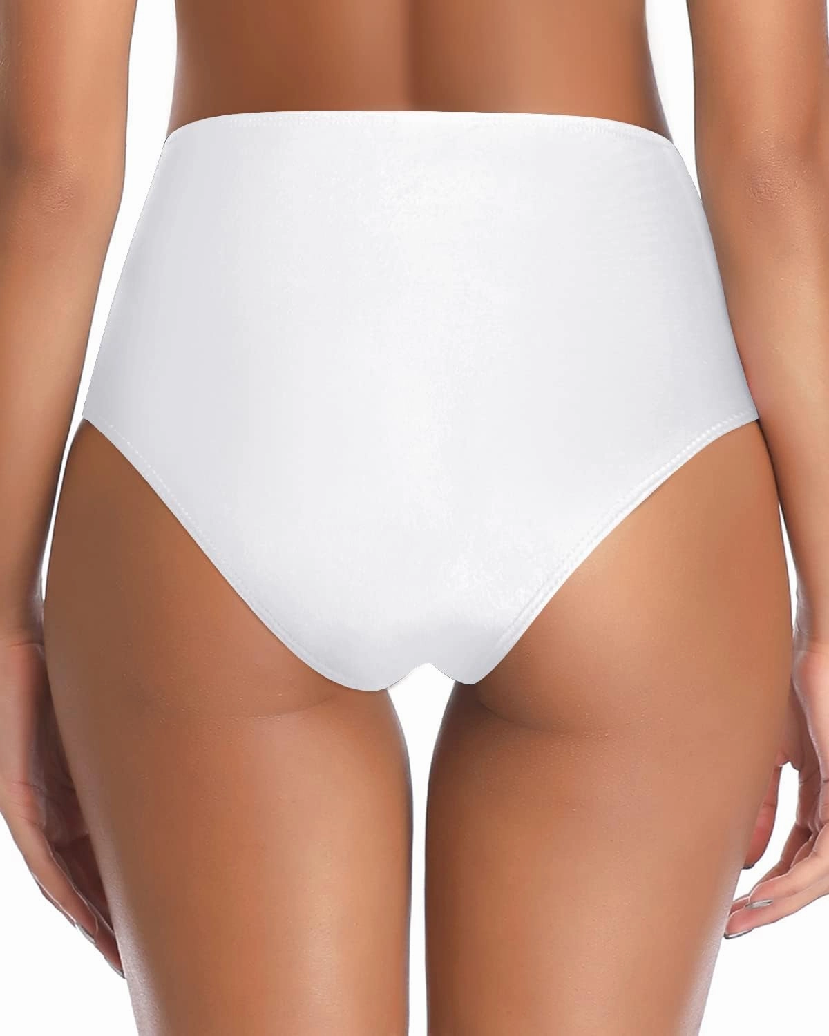 Tempt Me Women High Waisted Bikini Bottom Full Coverage Swimsuit Bottom