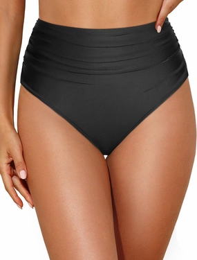 Tempt Me Women High Waisted Bikini Bottom Full Coverage Swimsuit Bottom