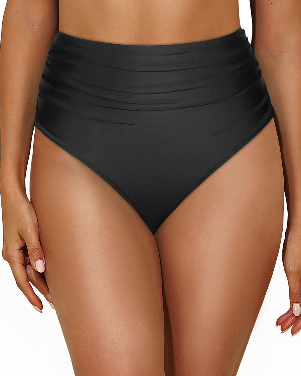 Tempt Me Women High Waisted Bikini Bottom Full Coverage Swimsuit Bottom