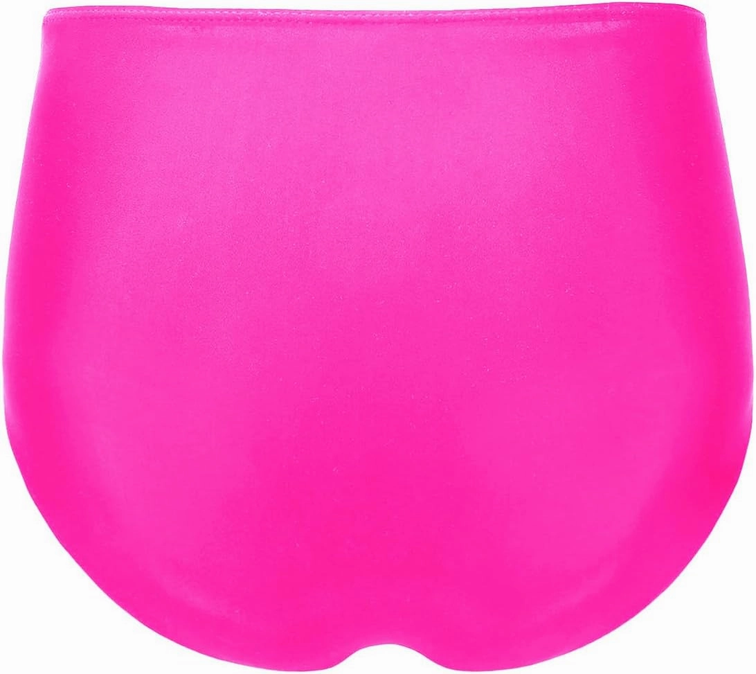 Tempt Me Women High Waisted Bikini Bottom Retro Ruched Swim Bottom Shirred Tankinis Brief