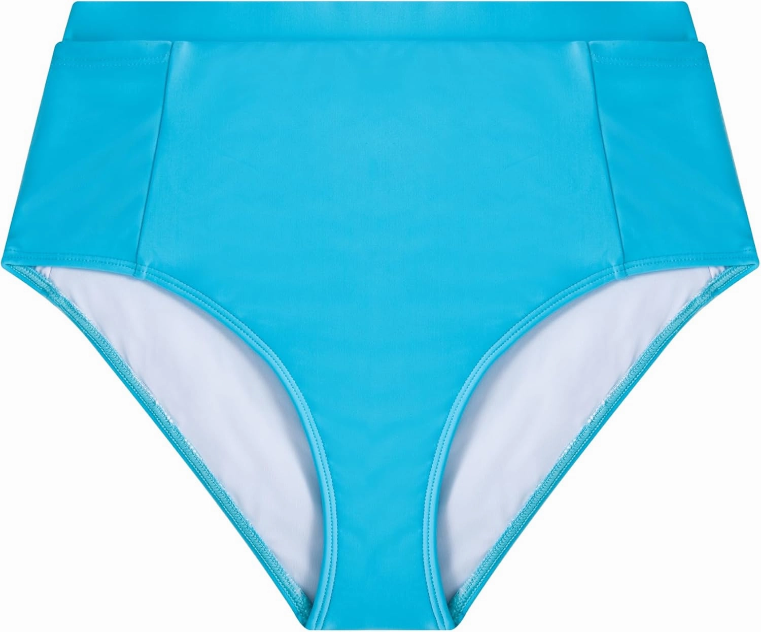 Tempt Me Women's High Waisted Bikini Bottom Full Coverage Tummy Control Swimsuit Bottom with Pockets