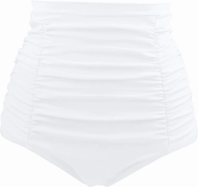 Tempt Me Women's High Waisted Swimsuit Bottom Tummy Control Ruched Bikini Bottom Vintage Swim Bottom Tankini Briefs