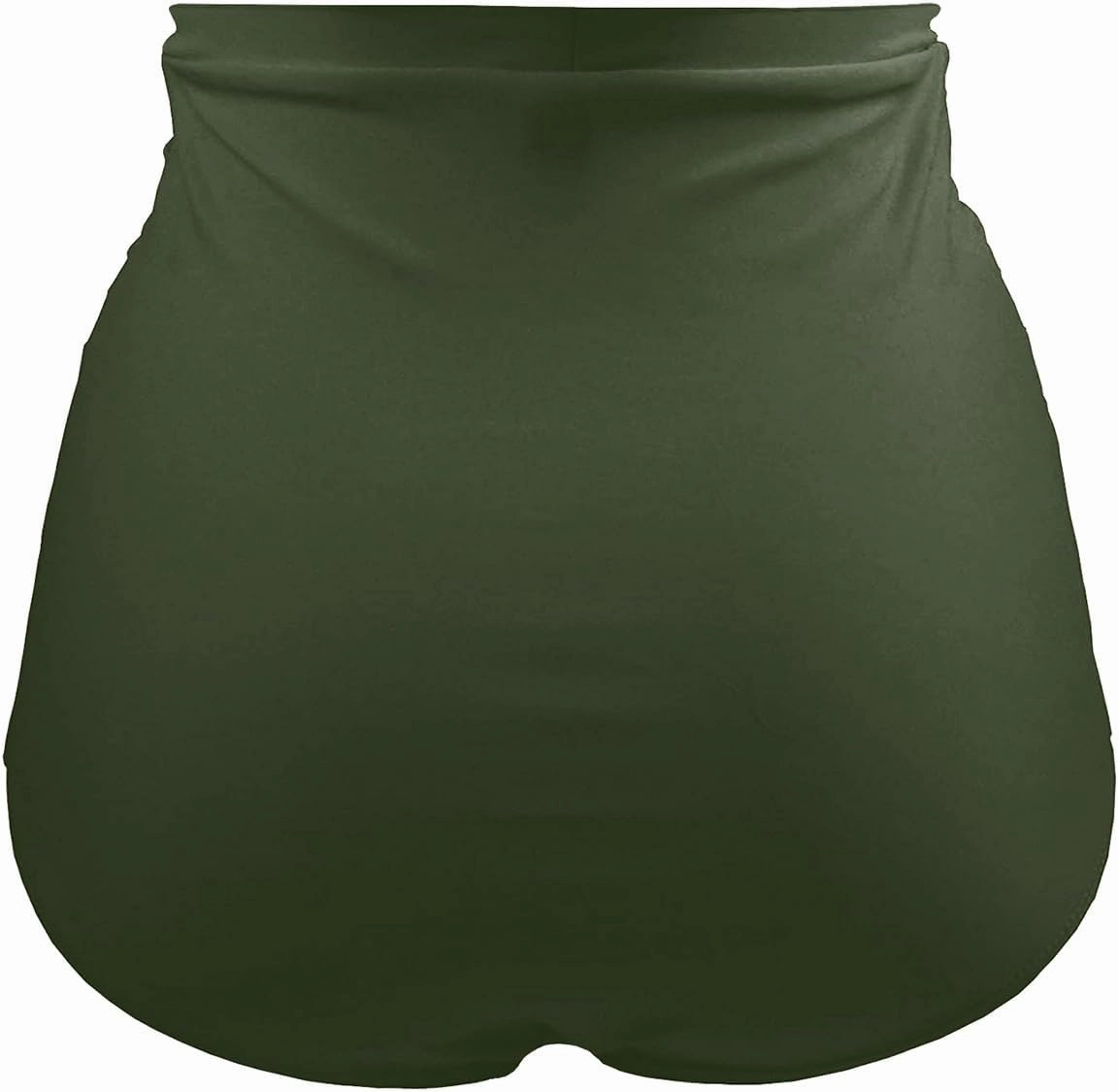 Tempt Me Women's High Waisted Swimsuit Bottom Tummy Control Ruched Bikini Bottom Vintage Swim Bottom Tankini Briefs