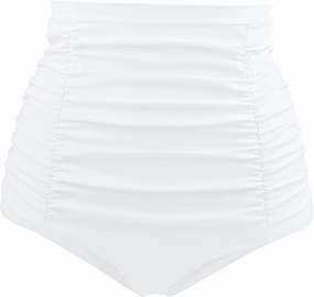 Tempt Me Women's High Waisted Swimsuit Bottom Tummy Control Ruched Bikini Bottom Vintage Swim Bottom Tankini Briefs