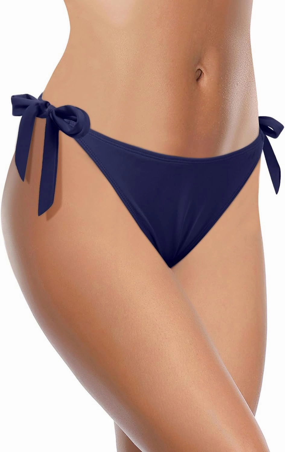 Tempt Me Women Side Tie Bikini Bottoms - String Swim Bottoms Low Rise Bathing Suit Bottoms Cheeky Coverage Swimwear 2025