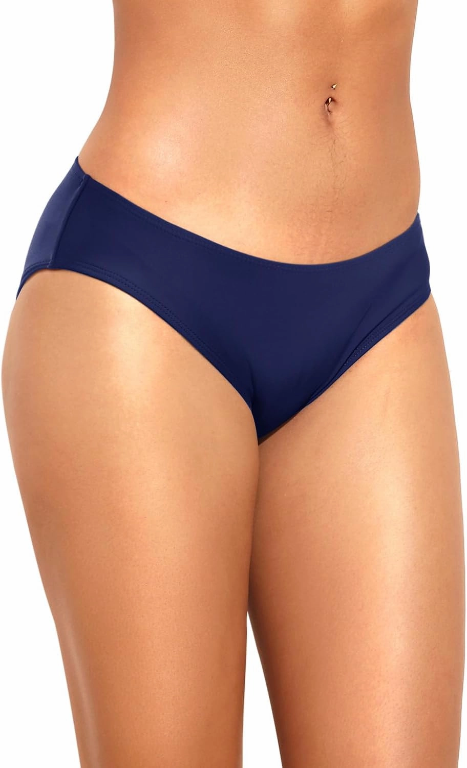 Tempt Me Women Strappy Bikini Bottom Full Coverage Bathing Suit Bottoms Swimsuit Bottom