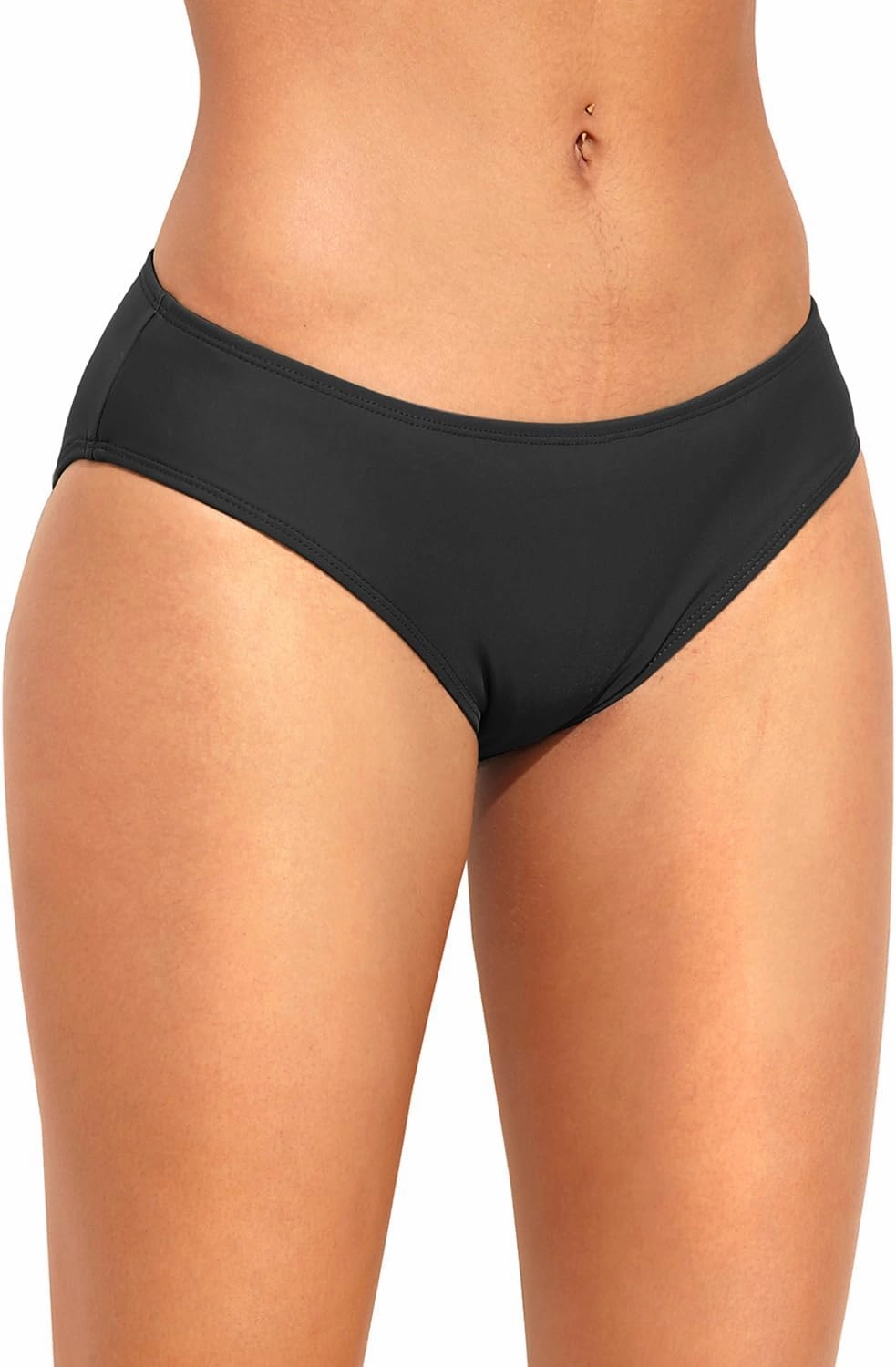 Tempt Me Women Strappy Bikini Bottom Full Coverage Bathing Suit Bottoms Swimsuit Bottom