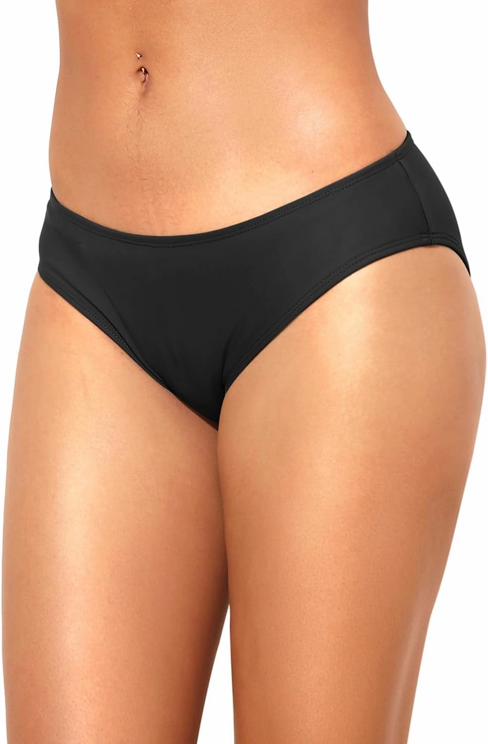 Tempt Me Women Strappy Bikini Bottom Full Coverage Bathing Suit Bottoms Swimsuit Bottom