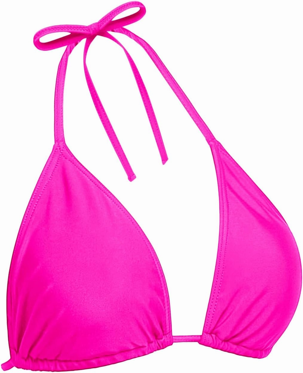 Tempt Me Women Triangle Bikini Top String Halter Bathing Suits Top Only No Bottom