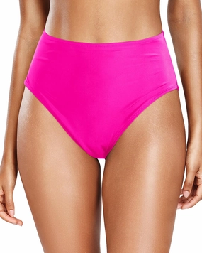 Tempt Me Womens High Cut High Waisted Bikini Bottoms Tummy Control Bathing Suit Bottoms Swim Bottom Swimsuit Bottom
