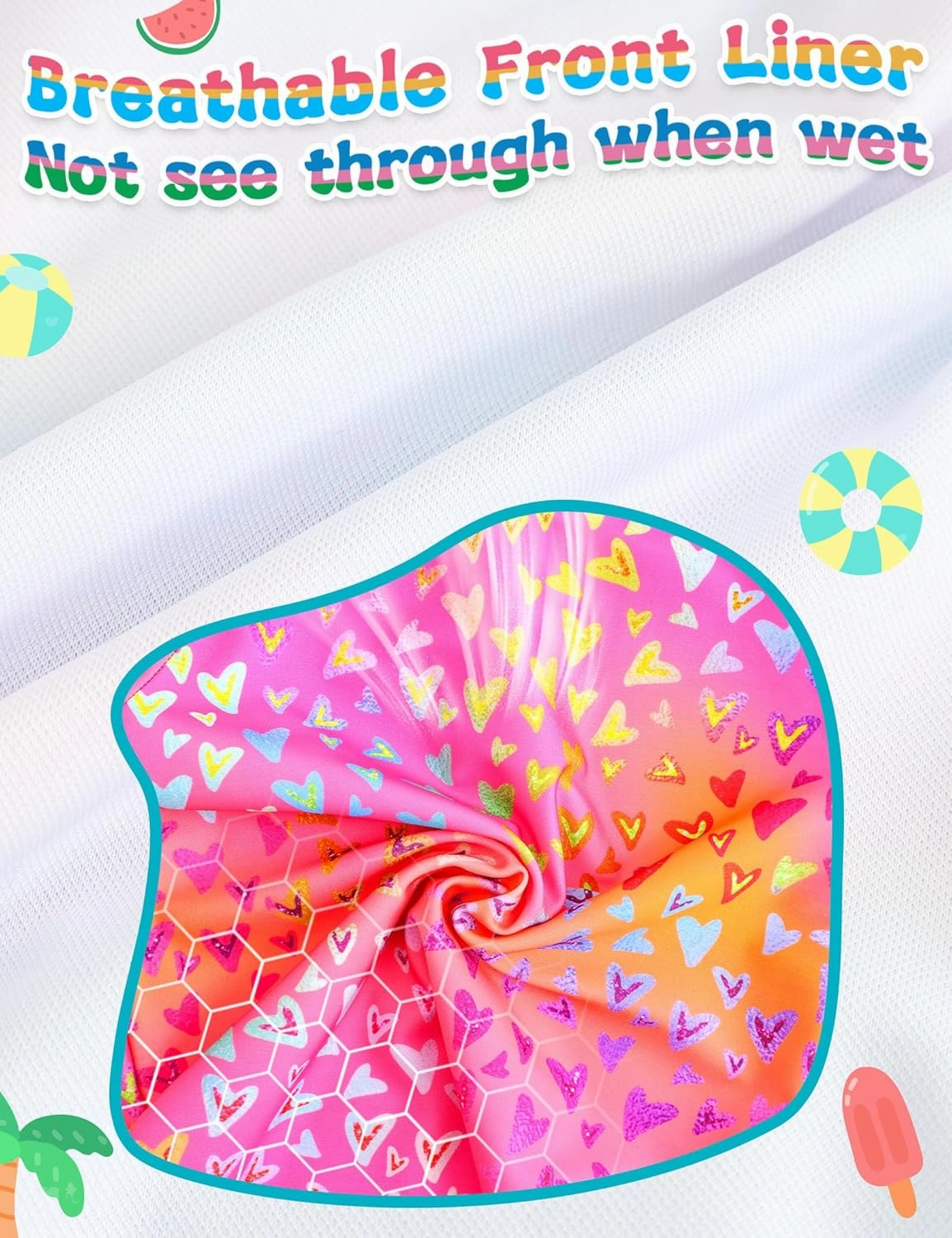 TENVDA Girls Swimsuit Two Piece Boyshort Tankini Bathing Suits Summer Beach Kids Swimwear Size 4-14 Years
