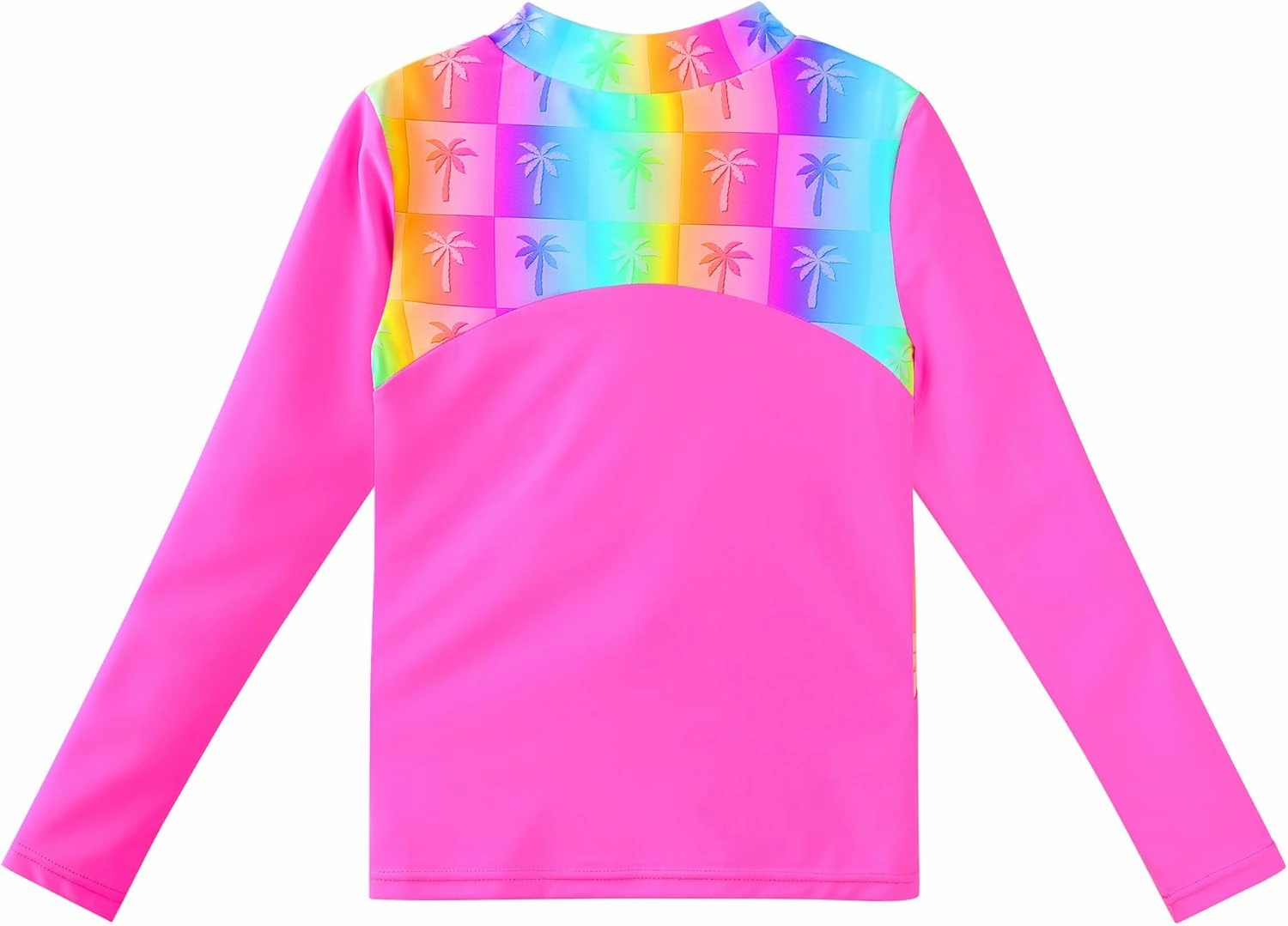 TFJH E 2PCS Girls Long Sleeve Swimsuit UV 50  Rashguard Tankini Set Kids Swimwear Zipper 3-12Y